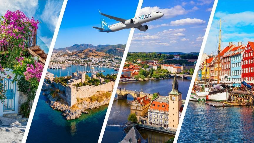 AJet’in Yeni Uçuş Ağı Genişliyor: Bodrum’dan Avrupa’ya Direkt Seferler Başlıyor