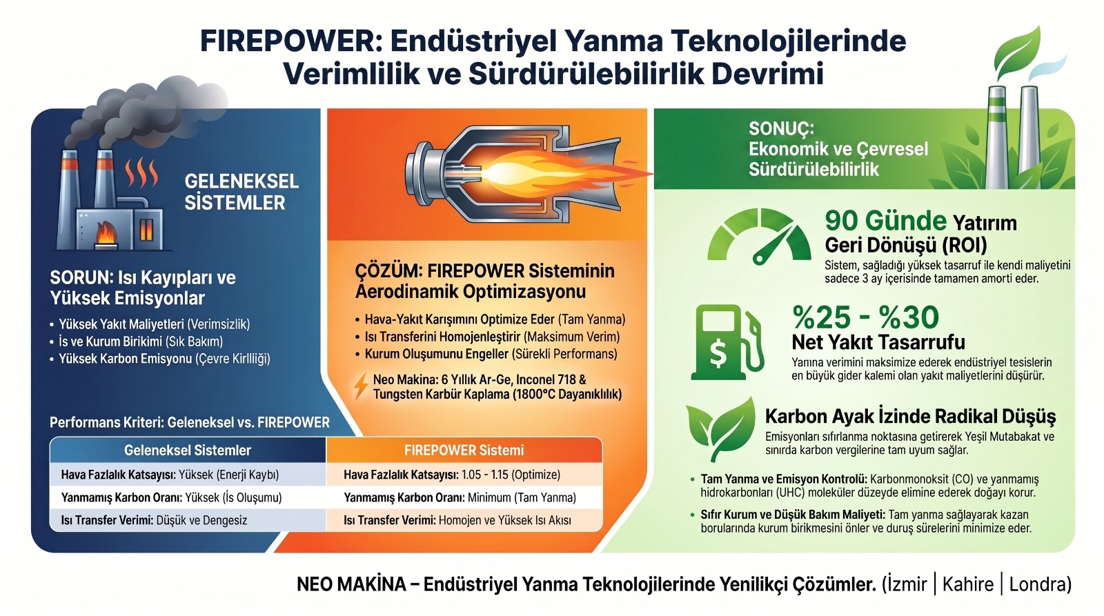 FIREPOWER, Sanayi Tesislerinde Enerji Yönetimini Daha Öngörülebilir Hale Getiriyor