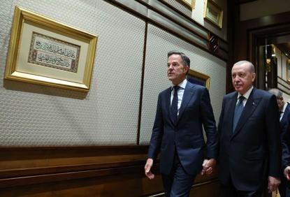 Cumhurbaşkanı Erdoğan, NATO Genel Sekreteri Rutte'yi kabul etti