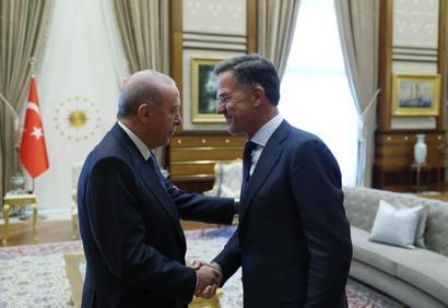Cumhurbaşkanı Erdoğan, NATO Genel Sekreteri Rutte'yi kabul etti