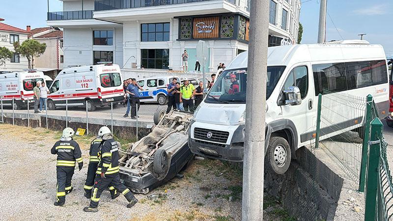 Bartın’da Zincirleme Kaza: 3 Yaralı