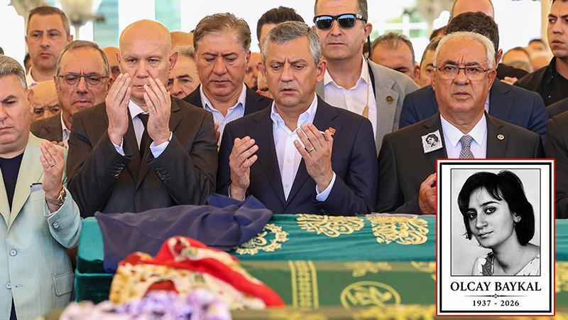 Siyaset dünyası Olcay Baykal’a veda etti