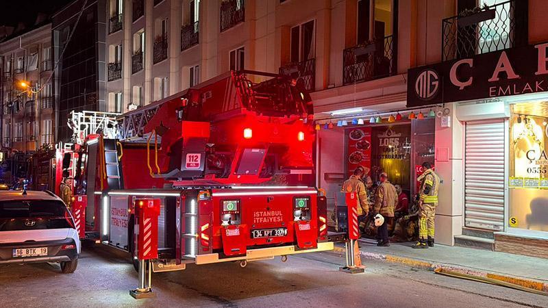 Otelin çamaşırhanesinde korkutan yangın! Müşteriler balkon ve terasa sığındı