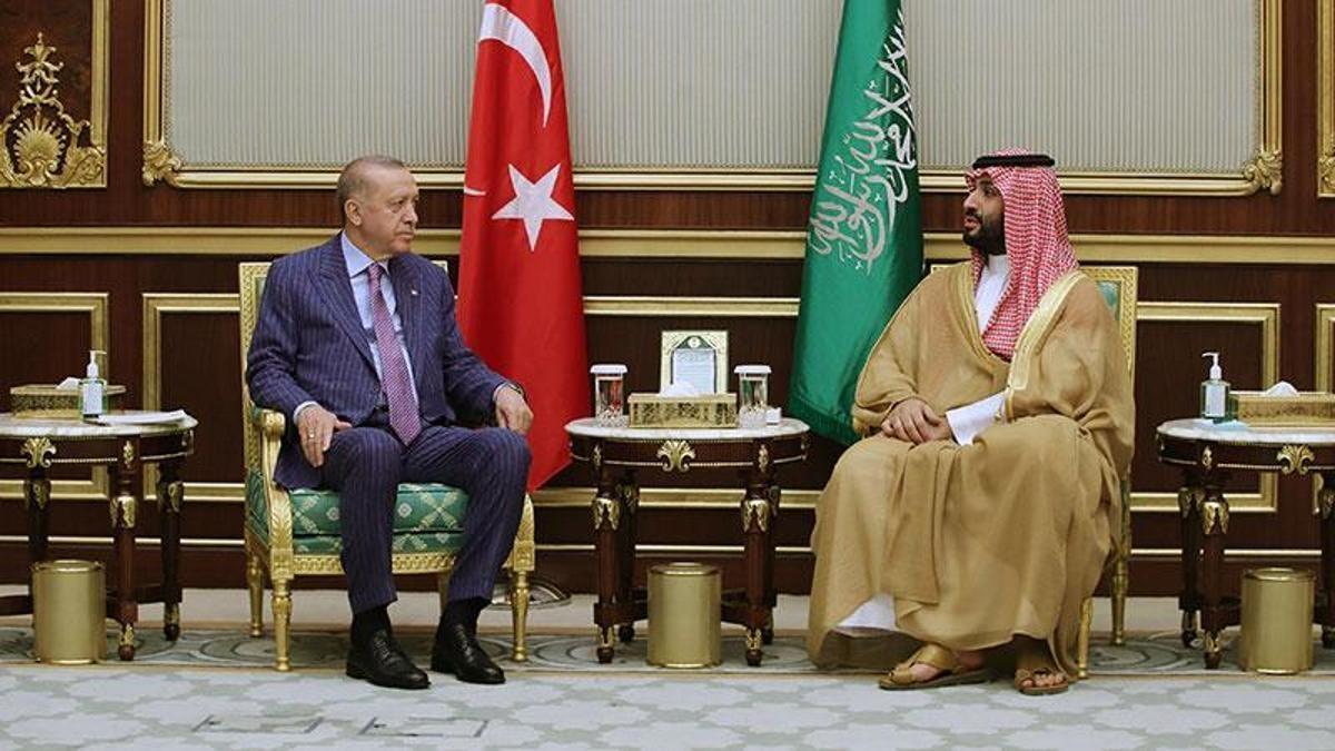 Cumhurbaşkanı Erdoğan, Suudi Arabistan Veliaht Prensi Bin Selman ile Görüştü