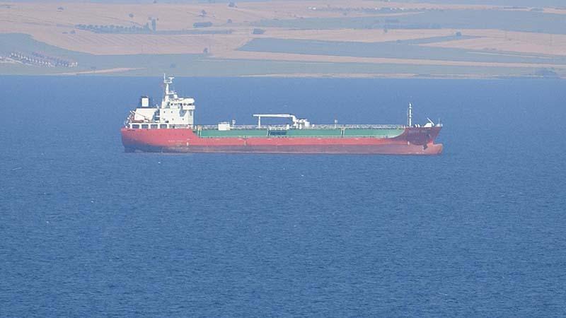 Çanakkale Boğazı’nda tankerde baca yangını