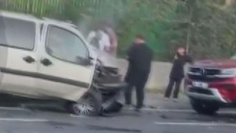 Büyükdere Caddesi’nde 4 araçlı kaza: 1 yaralı
