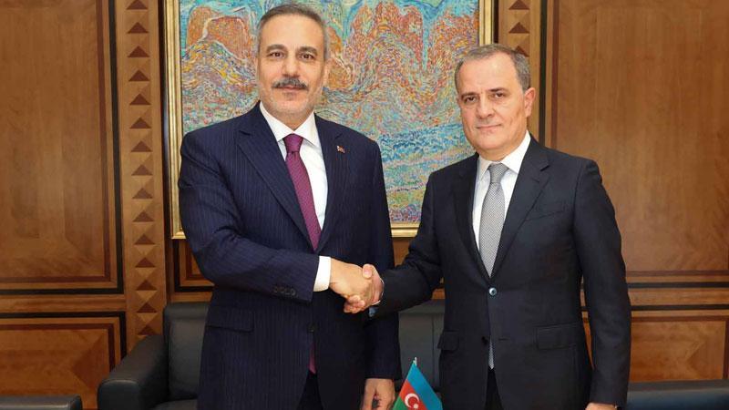 Bakan Fidan, Bakü’de Ceyhun Bayramov ile görüştü