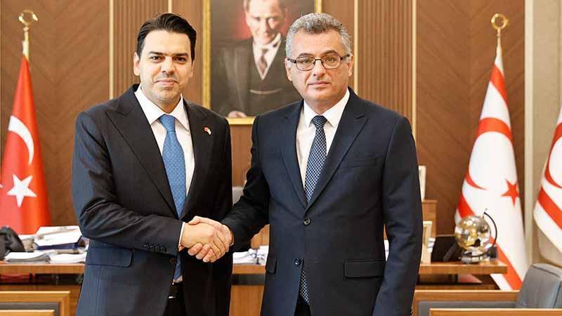 KKTC Cumhurbaşkanı Erhürman, TİKA Başkanı Eren’i Kabul Etti