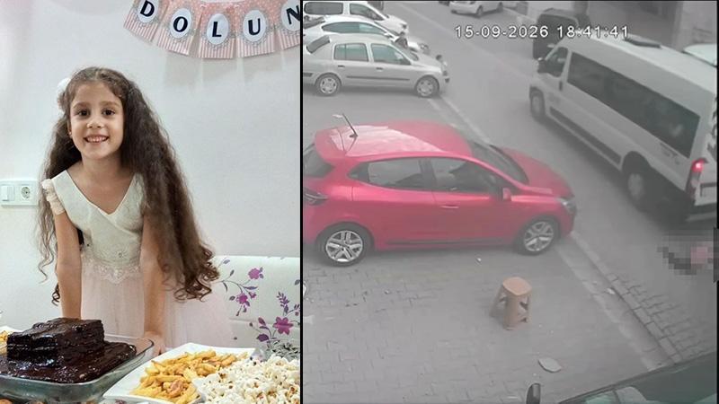 Esenyurt’ta 8 yaşındaki Dolunay’ın öldüğü kaza kamerada