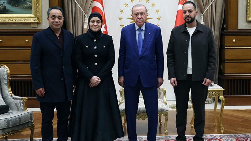 Erdoğan’dan Hind Rajab’ın ailesine kabul