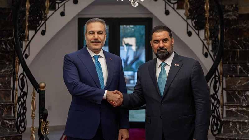Hakan Fidan, Irak Temsilciler Meclisi Başkanı Halbusi ile Görüştü
